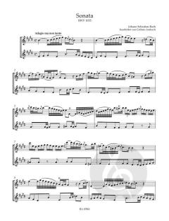 4 Sonaten für Flöte und Basso continuo/obligates Cembalo BWV 1034, 1035, 1030, 1032