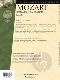Piano Sonata in A Major, K.331 von Wolfgang Amadeus Mozart 