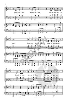 To God Be the Glory von William Howard Doane 