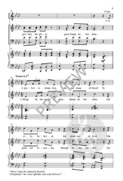 To God Be the Glory von William Howard Doane 