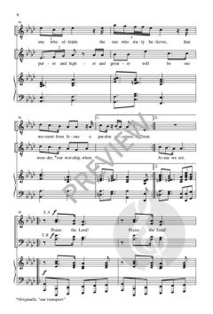 To God Be the Glory von William Howard Doane 