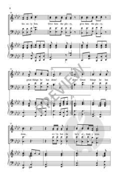 To God Be the Glory von William Howard Doane 