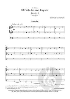 50 Preludes and Fugues Book 2 von Howard Skempton (Download) 