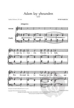 Adam lay ybounden von Peter Warlock (Download) 