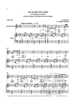 An Acre of Land von Ralph Vaughan Williams (Download) 