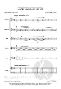 Come Back Like the Sea von Katerina Gimon (Download) 