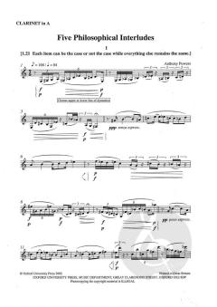 Five Philosophical Interludes von Anthony Powers (Download) 