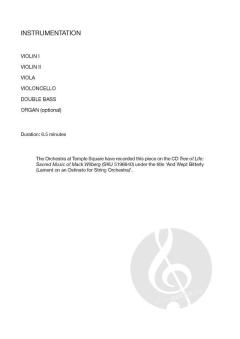 Lament von Mack Wilberg (Download) 