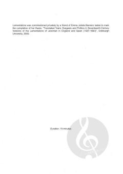 Lamentations von Howard Skempton (Download) 