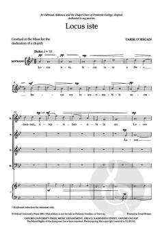 Locus iste von Tarik O'Regan (Download) 