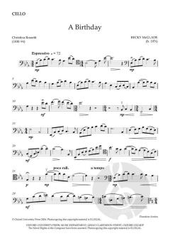 Music for Choir and Cello von Becky McGlade (Download) 