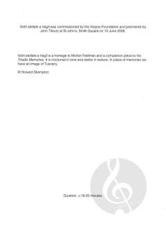 Notti stellate a Vagli von Howard Skempton (Download) 