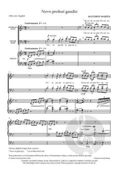 Novo profusi gaudio von Matthew Martin (Download) 