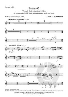 Psalm 65 von Cecilia McDowall (Download) 
