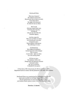 Rembrandt Dying von Anthony Powers (Download) 