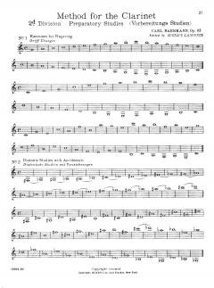 Complete Method For Clarinet op.63/1,2 von Carl Baermann 