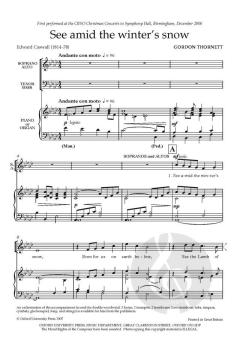 See amid the winter's snow von Gordon Thornett (Download) 