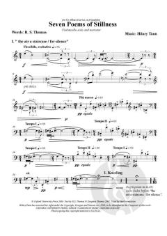 Seven Poems of Stillness von Hilary Tann (Download) 