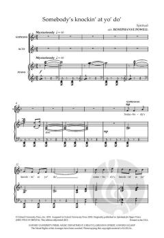 Somebody's knockin' at yo' do' von Rosephanye Powell (Download) 