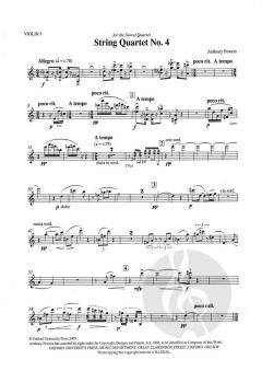 String Quartet No. 4 von Anthony Powers (Download) 