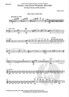 Sweet and Sour Nursery Rhymes von Libby Larsen (Download) 