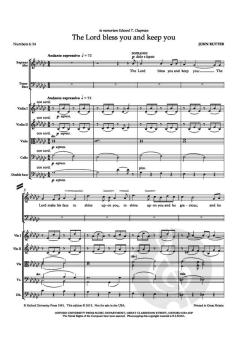 The Lord bless you and keep you von John Rutter (Download) 