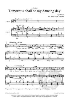 Tomorrow shall be my dancing day von Malcolm Pearce (Download) 