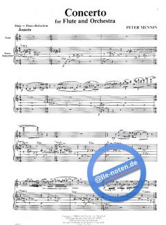 Concerto for Flute and Orchestra von Peter Mennin 