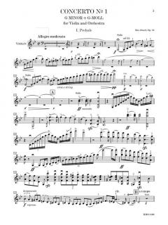 Violin Concerto G-minor op. 26 von Max Bruch im Alle Noten Shop kaufen
