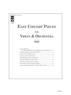 Easy Concert Pieces For Violin & Orchestra im Alle Noten Shop kaufen