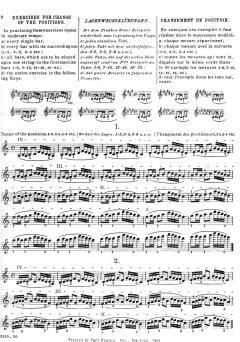 Exercises For The Change Of The Positions, Op. 8 von Otakar Ševčík 