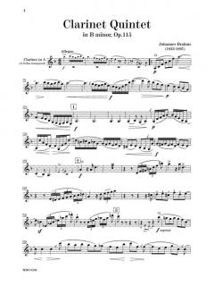 BRAHMS Clarinet Quintet in b, op. 115 