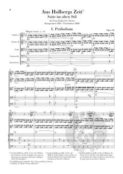 Aus Holbergs Zeit op. 40 von Edvard Grieg 