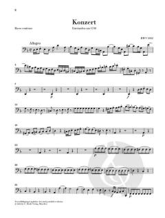 Cembalokonzert Nr. 1 d-moll BWV 1052 von Johann Sebastian Bach 