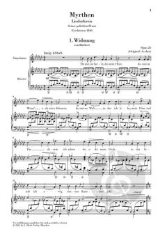 Myrthen op. 25 von Robert Schumann 