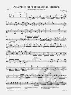 Ouvertüre über hebräische Themen op. 34 von Sergei Prokofjew 