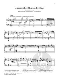 Ungarische Rhapsodie Nr. 7 von Franz Liszt 