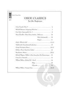 Oboe Classics For Beginner im Alle Noten Shop kaufen