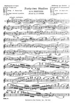 42 Studies von Rodolphe Kreutzer 