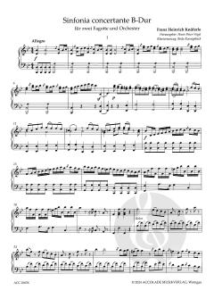 Sinfonia concertante B-Dur von Franz Heinrich Wendelin Knöferle 