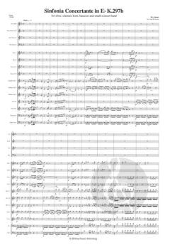 Sinfonia concertante Es-Dur KV 297b von Wolfgang Amadeus Mozart 
