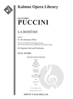 La Boheme: Act I, Aria: Si. Mi chiamano Mimi (soprano) von Giacomo Puccini 
