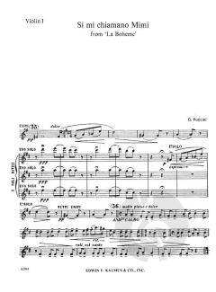 La Boheme: Act I, Aria: Si. Mi chiamano Mimi (soprano) von Giacomo Puccini 