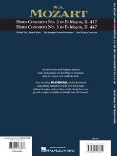 Horn Concerto No. 2 in Eb Major K. 417 - Horn Concerto No. 3 in Eb Major K. 447 von Wolfgang Amadeus Mozart im Alle Noten Shop kaufen