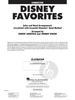 Essential Elements Disney Favorites 