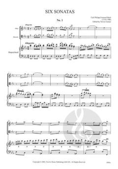 6 kleine Sonaten Band 1 - Sonaten 1-3 für Oboe, Fagott und Klavier von Carl Philipp Emanuel Bach 