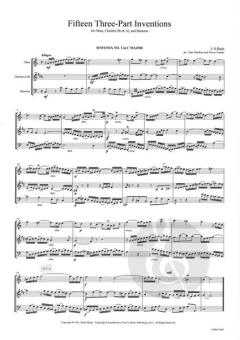 15 Dreistimmige Inventionen von Johann Sebastian Bach 