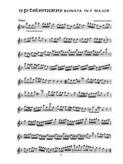 Three Sonatas In F major For Flute, Harpsichord And Viola Da Gamba (Georg Philipp Telemann) 