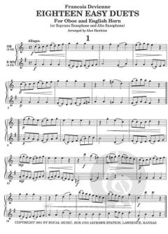 18 leichte Duuos von François Devienne 