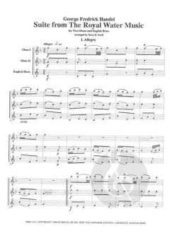 Water Music Suite von Georg Friedrich Händel 